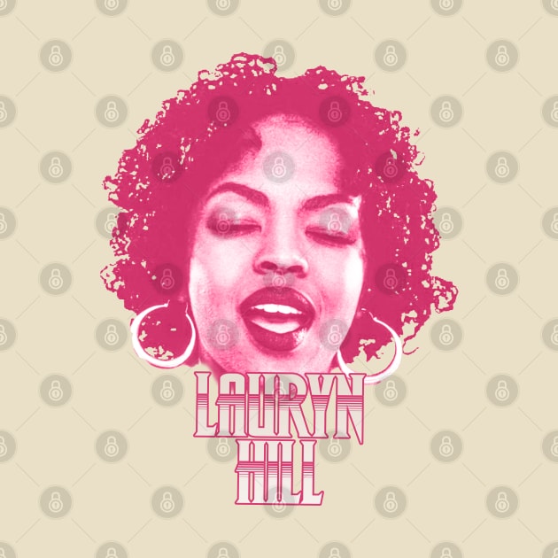 Retro Lauryn Hill Red by Skate Merch