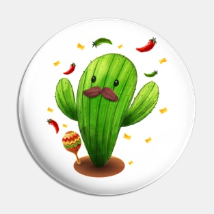 Funny Cactus Pin