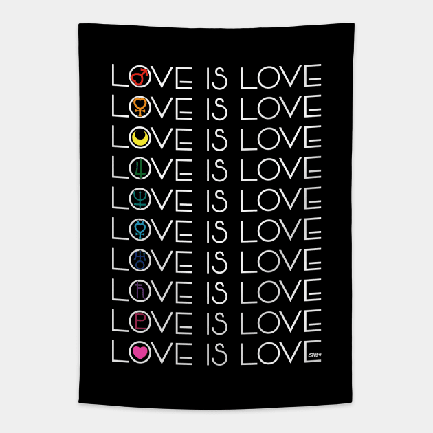 Love is Love x Sailormoon - Dark Tapestry by meownarchy