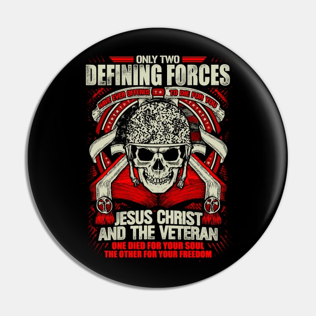 Veterans Shirt | Veteran and Jesus T Shirt Pin by Kibria1991