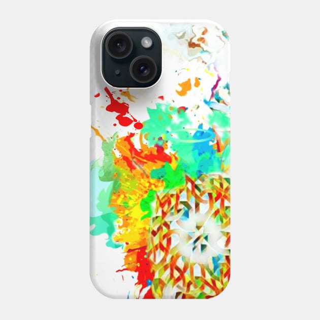 Surf color splash graffiti abstract Phone Case by SilverPixieArt