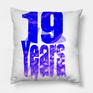 19 years old Pillow