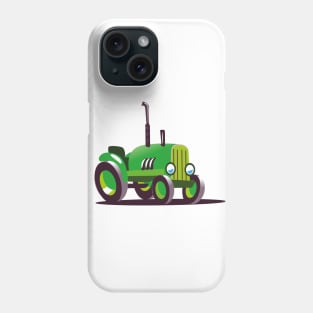 Cute Green Tractor Phone Case