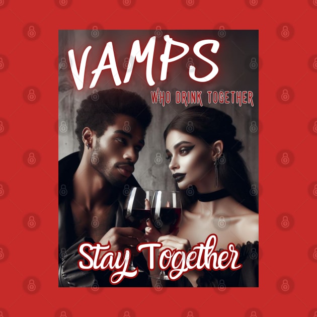 Vamps Who Drink Together, Stay Together v2 by GeekGirlsBazaar