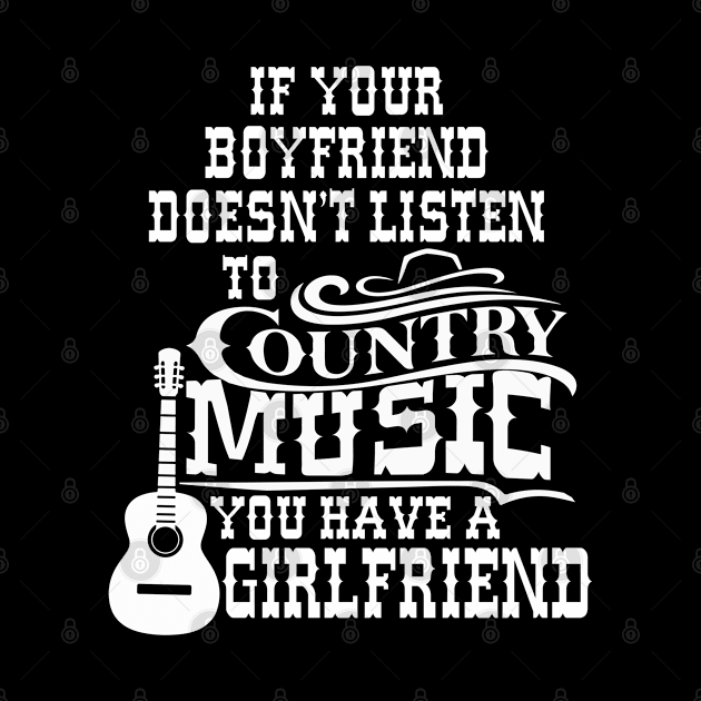 Funny Country Music Gifts Women Gift Girlfriend Coutry Music by PomegranatePower