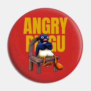 Angry Penguin Meme Pin