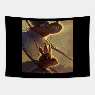 Fighter Spaceship Pilot Tapestry