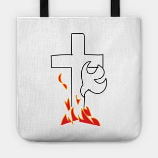 Pentecost Sunday Cross Tote