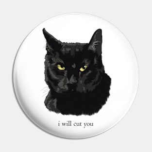 Angry Cat Pin