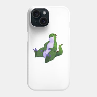 Green dinosaur Phone Case