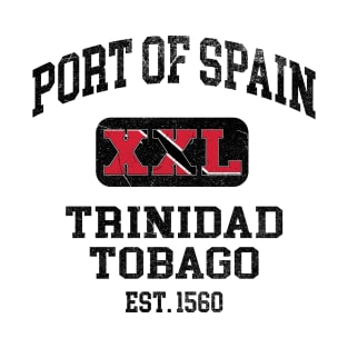 Port of Spain, Trinidad and Tobago - XXL Athletic design T-Shirt