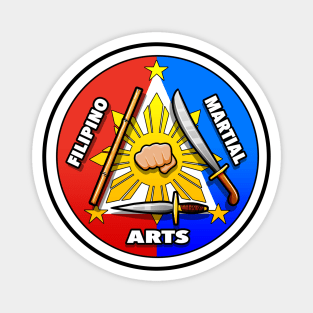 Filipino Martial Arts Logo (triangle style) Magnet