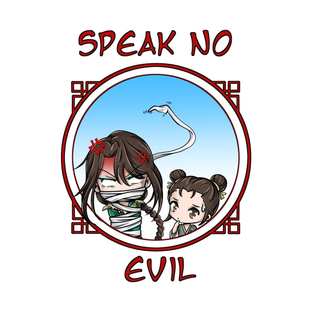 TGCF - Speak No Evil - Qi Rong, Guzi and Rouye Chibis by smileycat55555