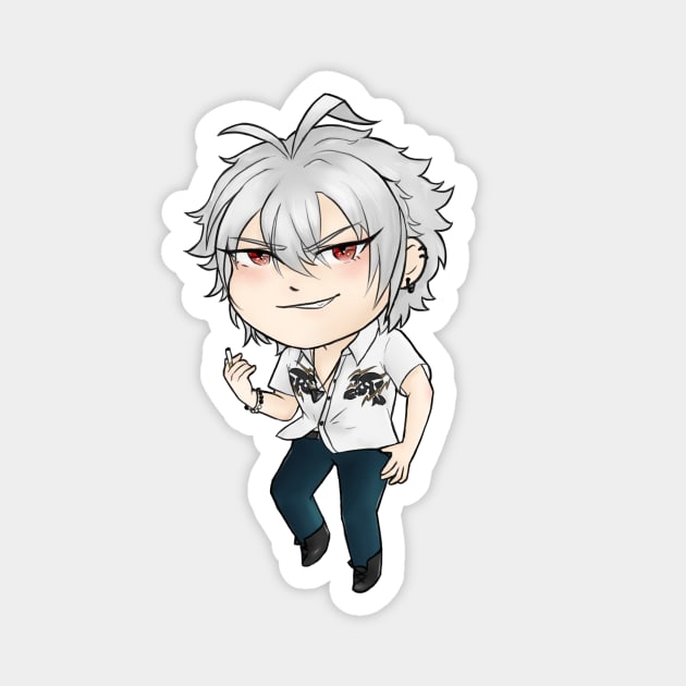 samatoki from yokohama hypmic Magnet by annamustdie