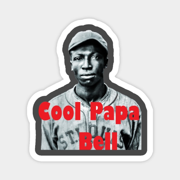 Cool Papa Bell Design Magnet by Bleeding Yankee Blue