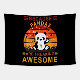 Because Pandas Are Freaking Awesome Tapestry