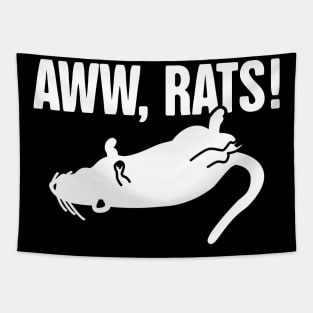 Aww, Rats | Cute Funny Rat Gift Tapestry