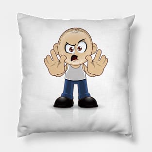 Stubborn boy Pillow