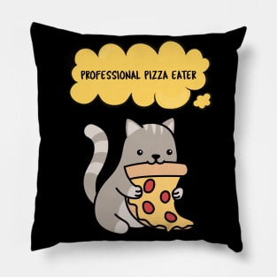 professional pizza eater Pillow