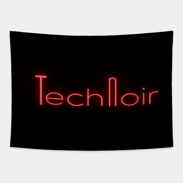 TechNoir Red Tapestry by Spatski