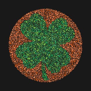 Color Blind Test Shamrock T-Shirt