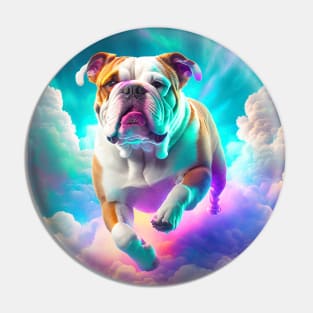 Bulldog Heaven Pin