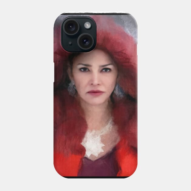 Queen in Red Coat for Screaming Firehawks Phone Case by OrionLodubyal
