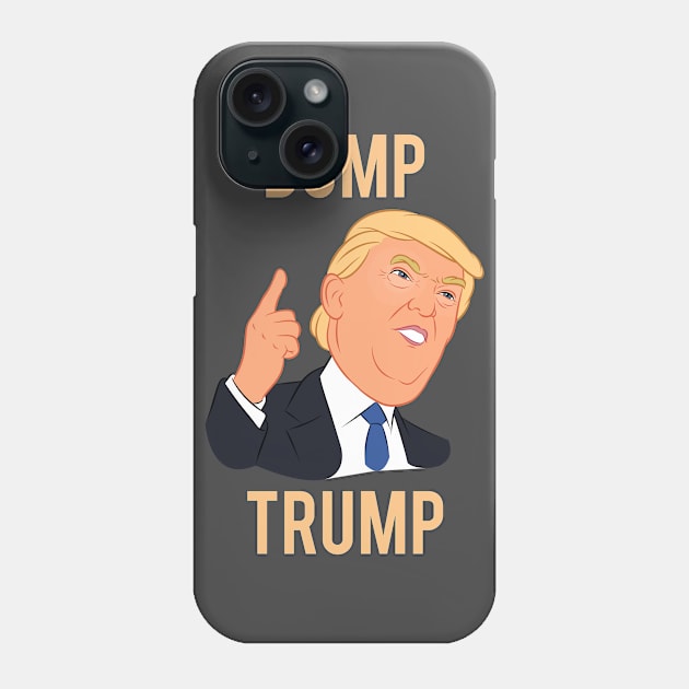 Dump Trump 2020 Phone Case by iniandre