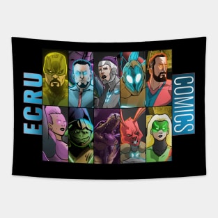 ECRU COMICS Heroes Tapestry