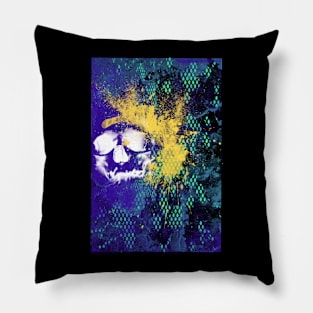 graffiti skull Pillow