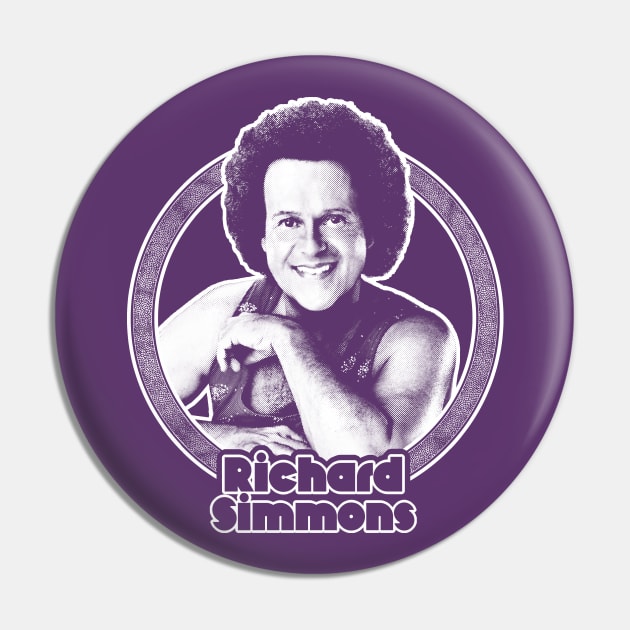 Richard Simmons / Retro Style Fan Artwork Pin by DankFutura