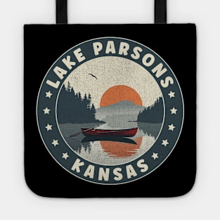 Lake Parsons Kansas Sunset Tote