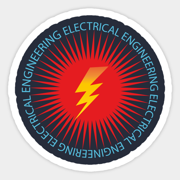electrical engineering electricity engineer - Electrical Engineering - Sticker