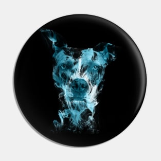 Staffie in the Smoke // Bilcos Designs T-Shirt Pin