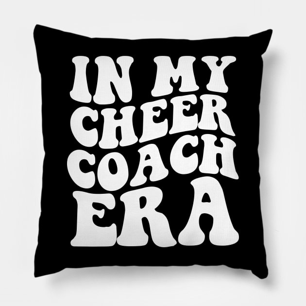 In My Cheer Coach Era (ON BACK) Pillow by Hamza Froug