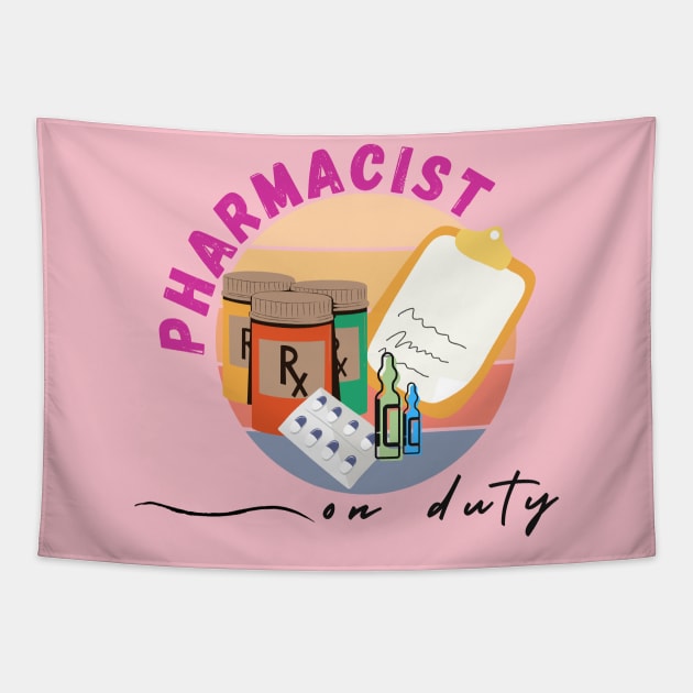 Pharmacist on duty Tapestry by Yenz4289