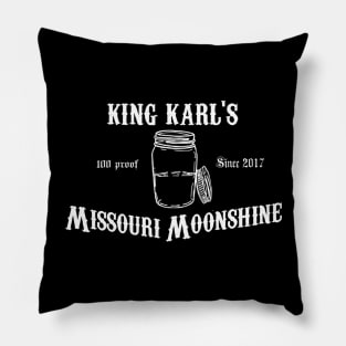 KING KARL'S MISSOURI MOONSHINE (black) Pillow