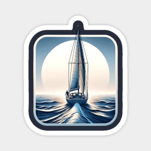 Solo Sailing the World Magnet