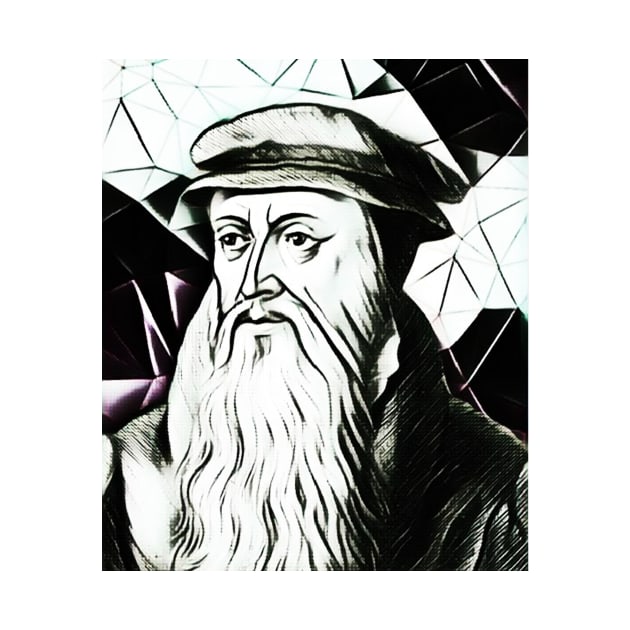 John Knox Black and White Portrait | John Knox Artwork 3 by JustLit