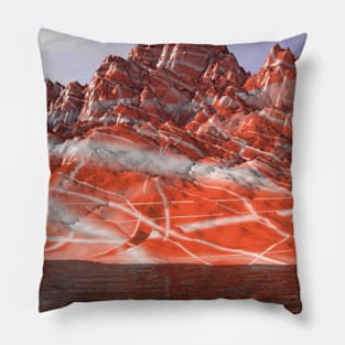 Alien Landscape Pillow