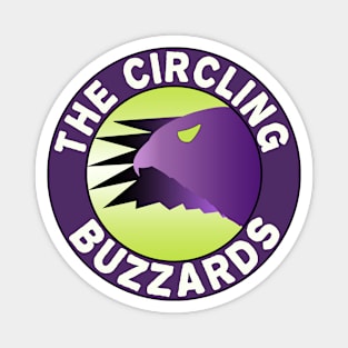 The Circling Buzzards Band Purple Magnet