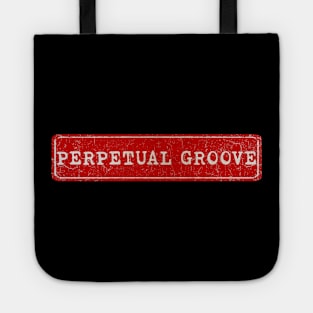 vintage retro plate Perpetual Groove Tote