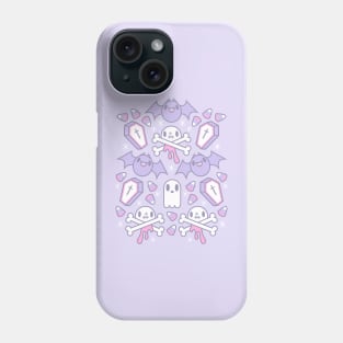 Spooky Cute Pastel Halloween Bubblegum Goth Design Phone Case