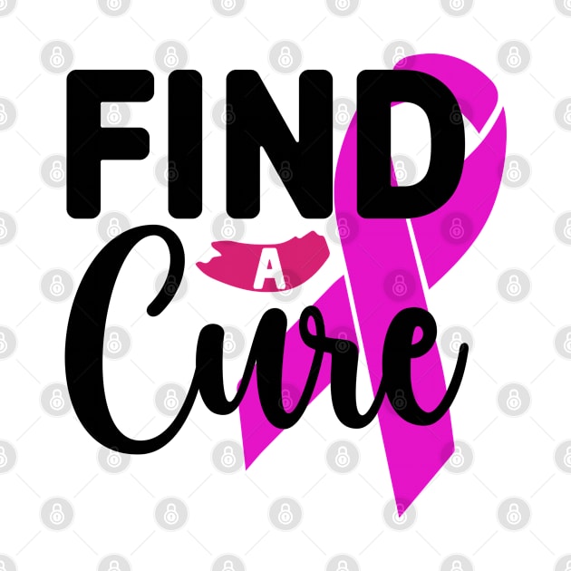 Find a Cure by  Big Foot Shirt Shop