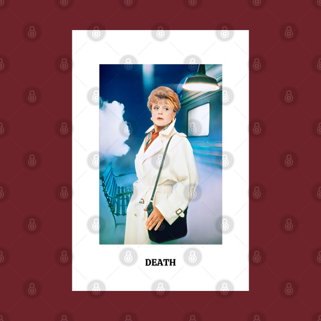 Death Tarot Card - Jessica Fletcher/Angela Lansbury by Hoydens R Us