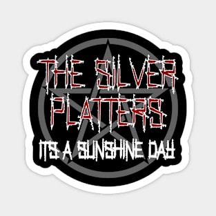 The Silver Platters Metal Logo Magnet