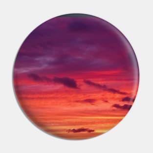 Colourful sunset sky Pin