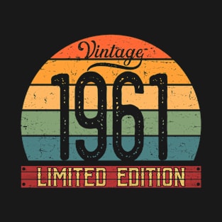 Vintage 1961 Birthday T-Shirt