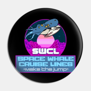 Space Whale Cruise Lines Pin