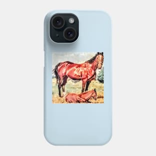 Mare and foal 1 Phone Case